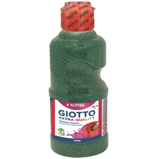 Слика на Боја, Темперна, 250мл, Giotto, Glitter, 531205, Зелена