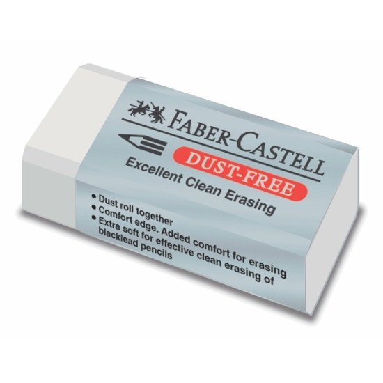 Слика на Гума, Faber Castell, Dust-Free, 187130, Бела