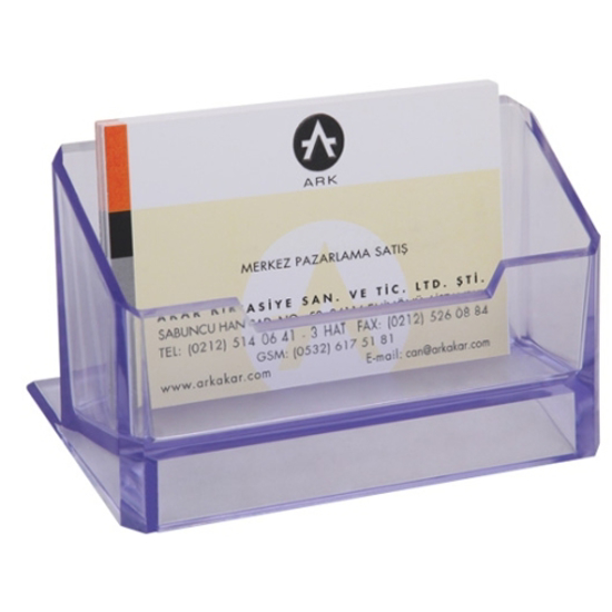 Слика на Држач За Визитки Прозирен, хоризонтален, пвц, Ark, 1384
