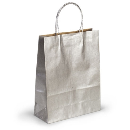 Слика на Кеса, Хартиена, Publik, Lola Midi, 34.124.80, 25*31*11цм, Сребрена