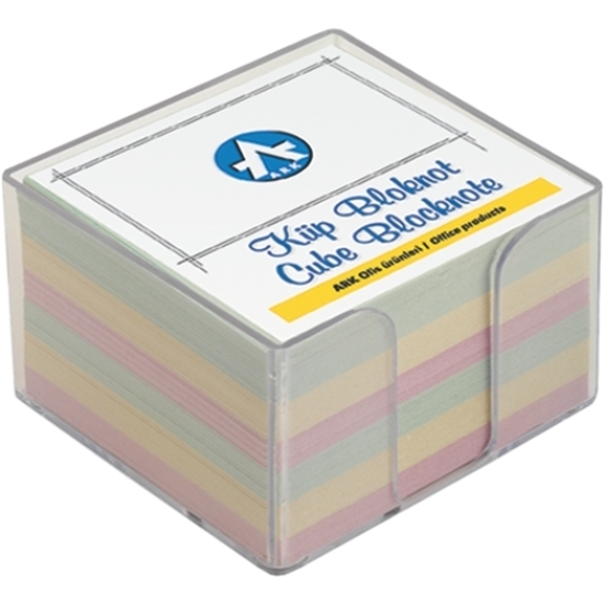 Слика на Коцка со ливчиња во Боја микс, 9*9*10цм, Ark, 569-R, 1R, 2R