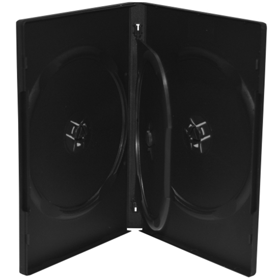 Слика на Кутија За 4 Дискови, Media Range, BOX17, 19.1*13.6*1.4цм, Црна