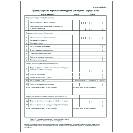 Слика на М1/М2 Сет 1/3