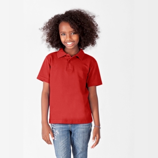 Слика на Маица, Детска, L, 100% Памук, Keya, Polo shirt, YPS180, 45*60*18цм, Црвена