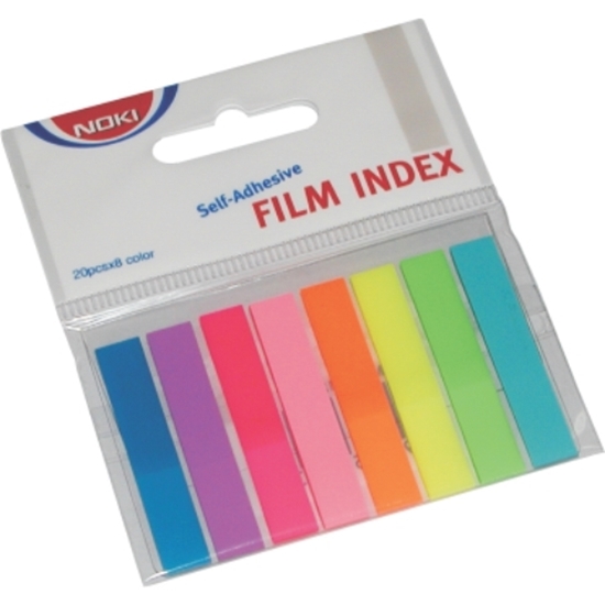 Слика на Мемо индекс, 8*8*45мм, 8 бои, 25 листа, Noki, 12401