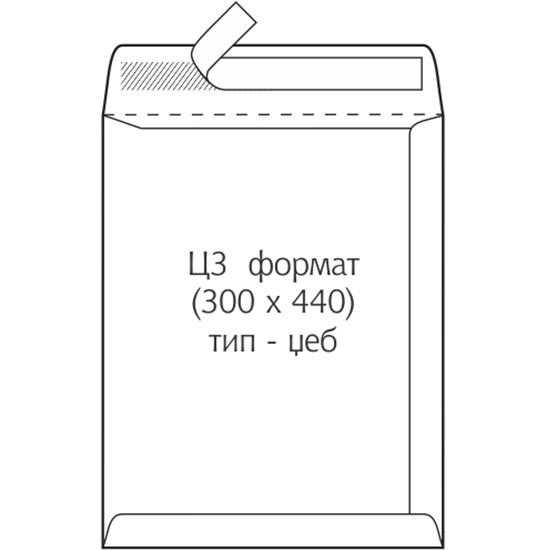 Слика на Плик џеб , Ц3, 300*400, 100 гр., Gpv, 1112, Бела