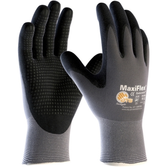 Слика на Ракавици 34-844/10 Maxiflex Нитрилни Црно-Сиви Гол.10