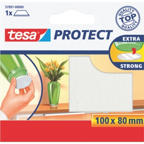 Слика на Филц, Заштитен, 100*80мм, Tesa, Protect, 57891-00000-01, Бела