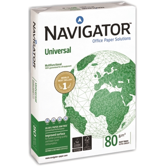 Слика на Хартија, А класа, 1/500, А3, 80гр., Navigator, FSC TUEV-COC-002339, Бела