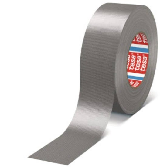 Слика на Платнена Лента, Гафер, 50мм*25м, Tesa, Cloth Tape, 04688-00047-00, Сива