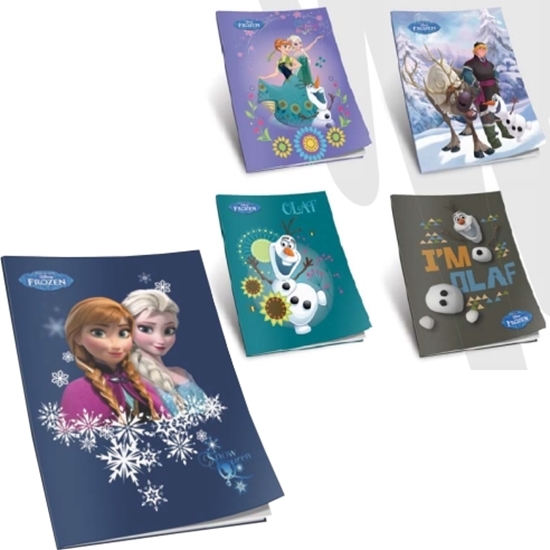 Слика на Тетратка, А5, Линии, 52 листа, 80гр, FROZEN, Uniline, 68215