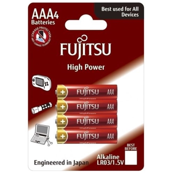 Слика на Батерии Fujitsu Хп Ааа4-Лр03/1.5V Алк. 1/4-85050