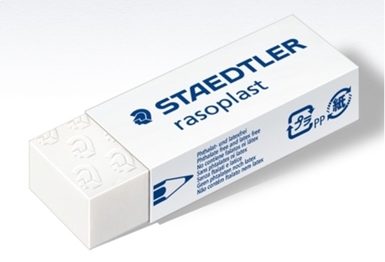 Слика на Гума, Staedtler, Rasoplast, 526 B45, 43*19*9мм, Бела