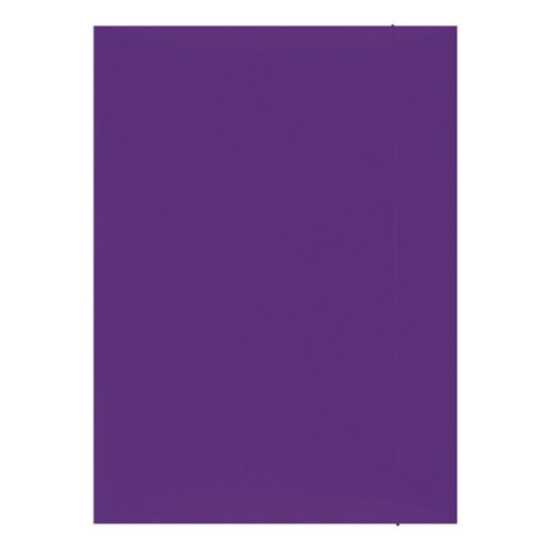 Слика на Папка со ластик, Картонска лакирана, А4, 300 гр., PBS, 21191131-09, Виолетова
