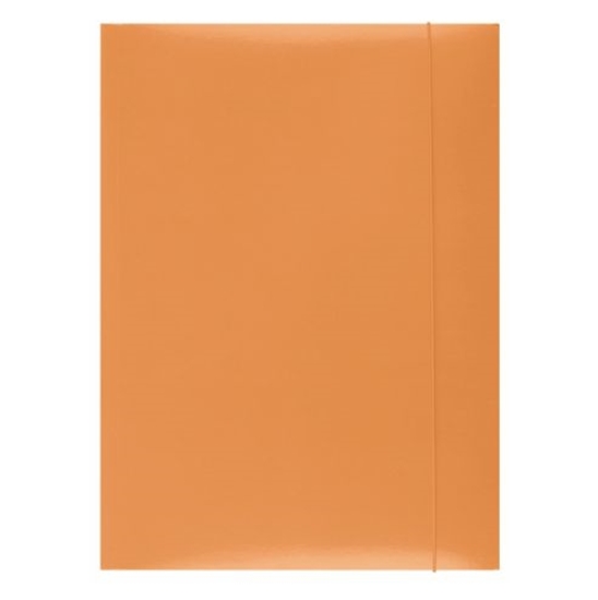 Слика на Папка со ластик, Картонска лакирана, А4, 300 гр., PBS, 21191131-07, Портокалова