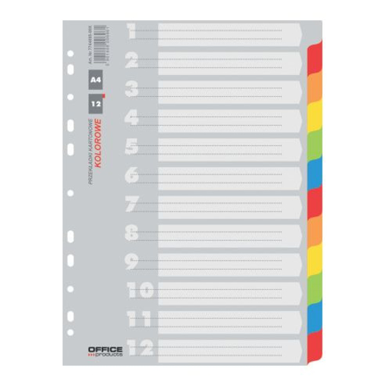 Слика на Разделник, 12 бои, А4, Картонски, PBS, 21071221-99