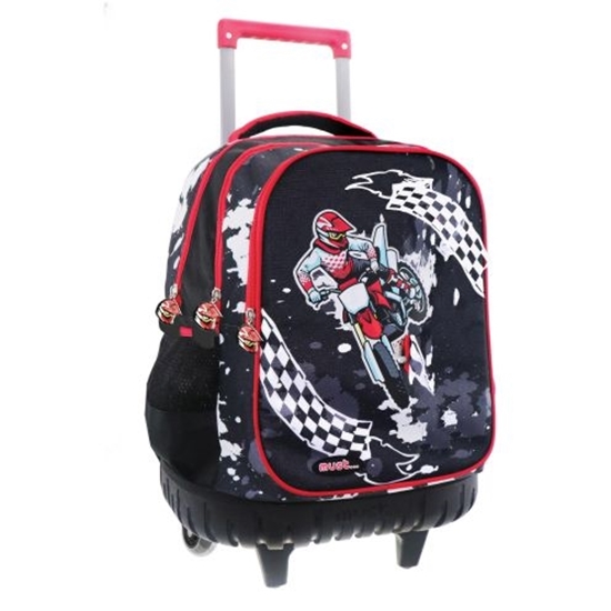 Слика на Ранец со тркала, 3 патенти, Diakakis, Must, 000579547, 34*45*20цм, Црна