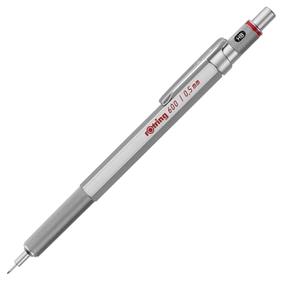 Слика на Патент молив, 0,5 мм, Rotring, 600, R1904445, Сива