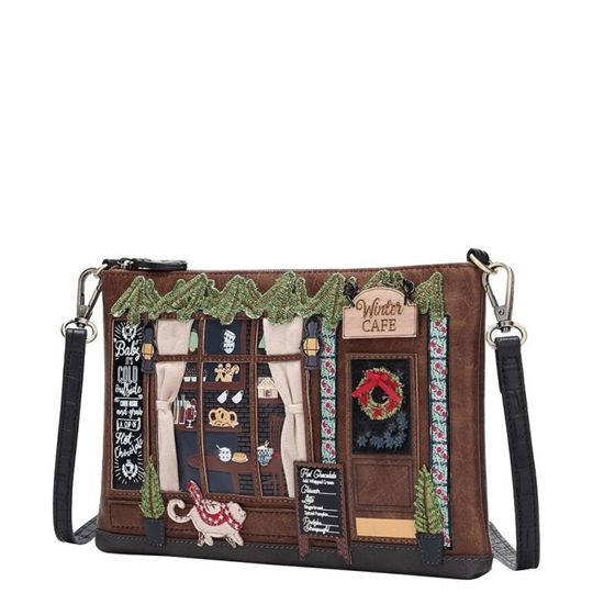 Слика на Чанта, Pouch Bag, Vendula, Winter Cafe, K50431671, 26*16.5*1.5цм