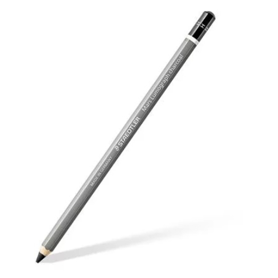 Слика на Молив, Јаглен, H, 4.5мм, Staedtler, Mars® Lumograph® charcoal, 100C-H , Црна