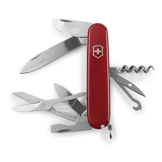 Слика на Нож, Повеќенаменски, Со 14 Функции, VIctorinox, Climber, 32.155.30, Црвена