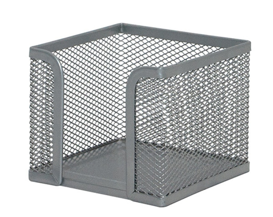 Слика на Коцка за ливчиња, Мрежа, 95*80*95мм, PBS, KF00881, Сребрена