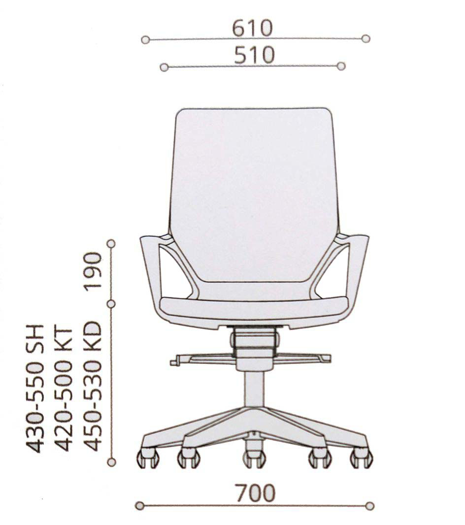 Стол,Apollo, 908BSHA72N2 Штоф BL417 Slategrey, ЦРНА конст, Пвц звезда ...