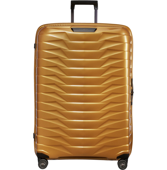 Слика на Куфер, 4 тркала, Тврда, Samsonite ,Proxis Spinner, 126043/6856, 81*57*33цм,Жолта