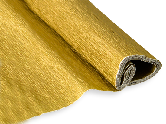 Слика на Хартија Креп, 50*200цм, Statovac, Jolly Crepe Metallic Paper, 135590, Златна