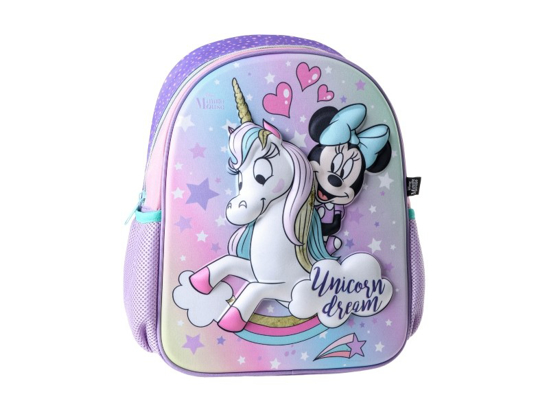 Слика на Ранец, 1 патент, 3D,Minnie Mouse,Unicorn party, Statovac,Tico,318426, 28*35*11цм