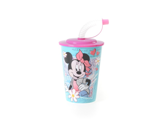 Слика на Чаша, Со цевка, Minnie Mouse, 450мл, Statovac, Tubule, 318826/805003