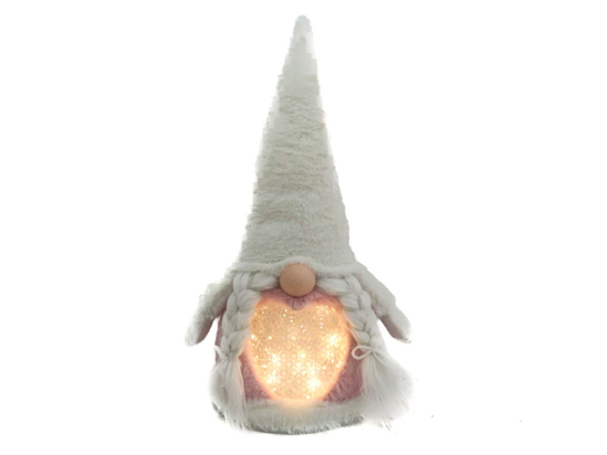 Слика на Украс, Новогодишен, 48 cm, Charmed, Џуџе, 795021, Бела