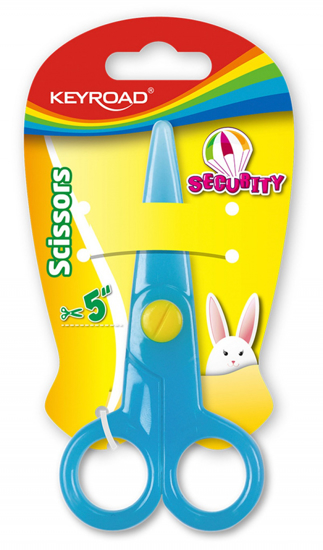 Слика на Ножици, Пластични, 12,5см, Во блистер, PBS, Keyroad, KR970962