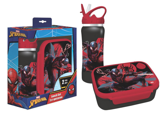 Слика на Кутија за ужинка и шише за вода, Spiderman, Must, Lunch Set, 000508009