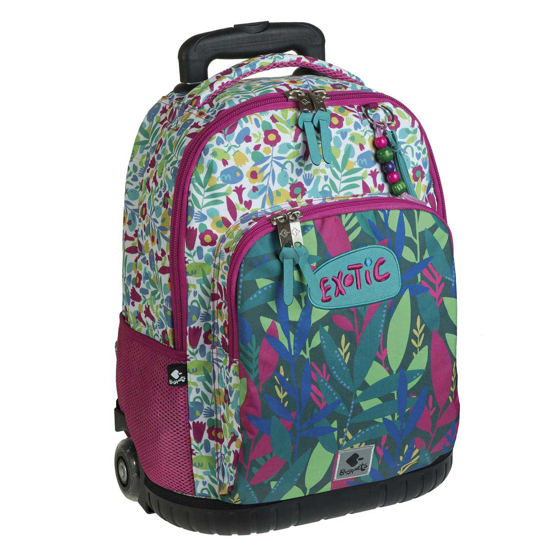 Слика на Ранец, 2 патенти, 2 тркала, Busquets, Exotic, 18.048.09290, 50*35*20цм