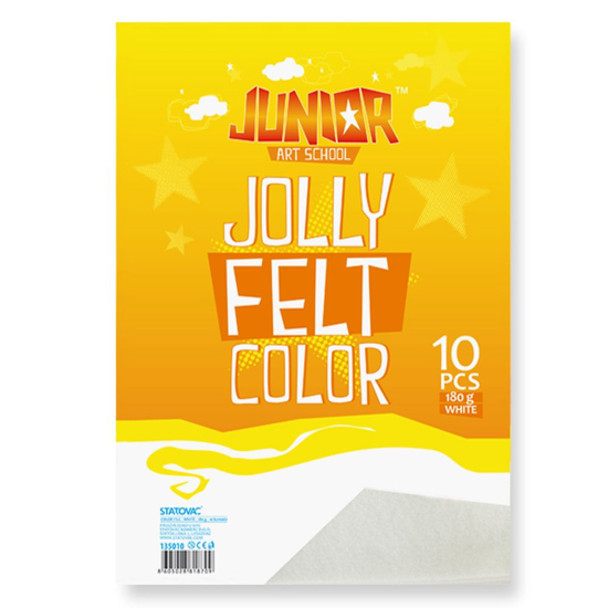 Слика на Филц Фин, А4, 1/1, Junior, Jolly Color Felt, 135010, Бела
