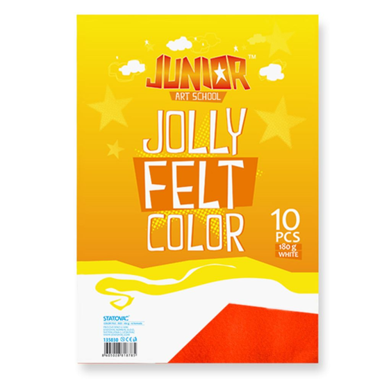 Слика на Филц Фин, А4, 1/1, Junior, Jolly Color Felt, 135030, Црвена
