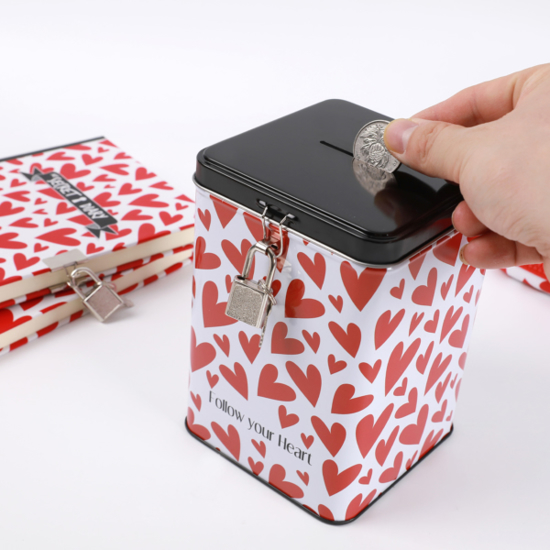 Слика на Касичка За пари, Метална, Follow Your Heart, i-Total, XL2011B