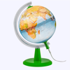 Слика на Глобус, 30цм, Англиски, LED, Gurbuz, Modern Globe Physical, 48401, Зелена