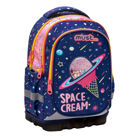 Слика на Ранец, 3 Патенти, Space cream, Must, Unique, 000585123, 28*42*15цм