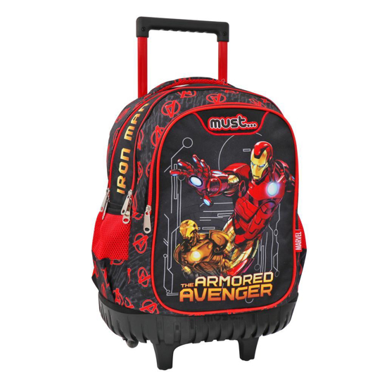 Слика на Ранец со тркала,3 Патенти,LED lights,Must,The Armored avengers000506099,34*44*20