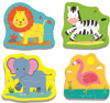 Слика на Сложувалка, Animals on the safari, 4 слики, 2y+, Trefl, Baby Classic, 36073