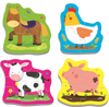 Слика на Сложувалка, Animals on the farm, 4 слики, 2y+, Trefl, Baby Classic, 36070