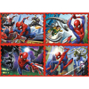 Слика на Сложувалка, The heroic Spider-Man, 207 парчиња,4 слики,28,5*20,5,4y+,Trefl,34384