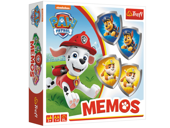 Слика на Друштвена игра, Меморија, Paw Patrol, 3y+, Trefl, 01892