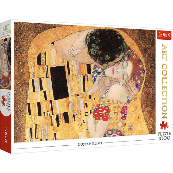 Слика на Сложувалка, The Kiss, 1000 парчиња, 68*48цм, 3y+, Trefl, Art Collection, 10559