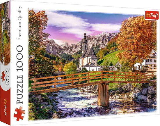 Слика на Сложувалка, Autumn Bavaria, 1000 парчиња, 68*48цм, 3y+, Trefl, Premium, 10623