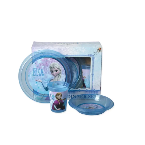 Слика на Сет, Детски, Чаша+2 чинии, ПВЦ, Frozen, Best buy, Tomy, 322811/805008