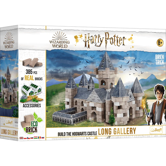 Слика на Сложувалка со креативни тули, Long Gallery, 385 пар, XL,Trefl,Harry Potter,61564