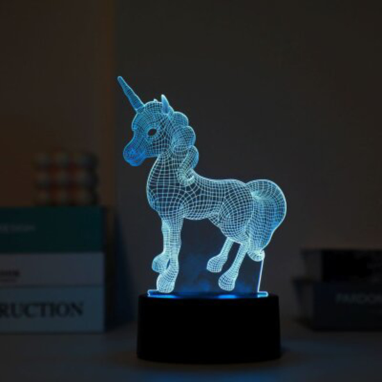 Слика на Ламба, Столна, LED, Unicorn, На Тач, Со Далечинско Управување, i-Total, XL2336